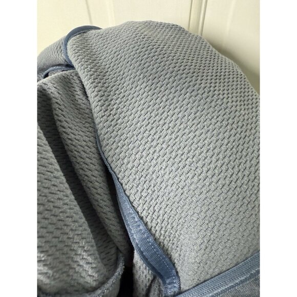 Adidas Men’s Tl Full Zip Blue Gray Hoodie Climawarm Size Small EUC - Picture 12 of 12